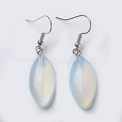 Natural & Synthetic Gemstone Dangle Earrings&nbsp;EJEW-F162-F