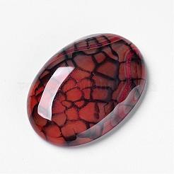 Natural Dragon Veins Cabochons&nbsp;G-F296-07-25x35mm