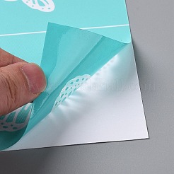 2Pcs Self-Adhesive Silk Screen Printing Stencil&nbsp;DIY-OC0008-013