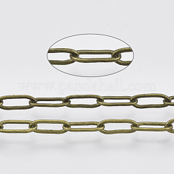 Brass Paperclip Chains&nbsp;X-CHC-S008-001A-AB