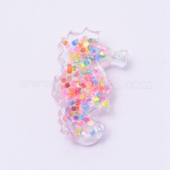 Transparent Flatback Resin Cabochons Accessories&nbsp;RESI-WH0009-79