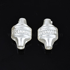 ABSプラスチックパール調ビーズ  乳白色  27.5x11x7.5mm  穴：1.8mm  約740個/500g&nbsp;OACR-N008-132