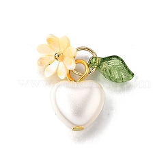 ABS Plastic Imitation Pearl Charms&nbsp;PALLOY-JF04029
