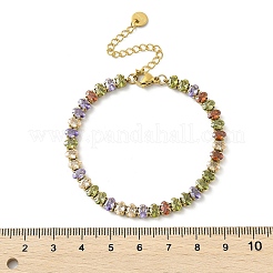 304 Stainless Steel Oval Link Chain Bracelets for Women&nbsp;BJEW-P348-01F-G