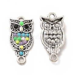 Alloy Jet Rhinestone Connector Charms&nbsp;FIND-H039-14AS-A