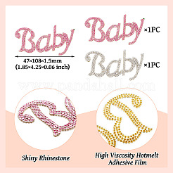 2Pcs 2 Colors Hotfix Rhinestone&nbsp;DIY-TA0010-59