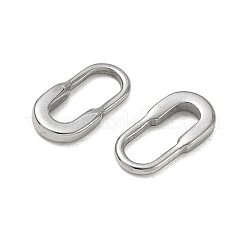 304ステンレススチールチャーム  ピンバッジ  ステンレス鋼色  10x5x1.5mm  穴：2.8x7.6mm&nbsp;SA-CBA1CA2-05P