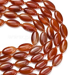 Natural Red Agate Beads Strands&nbsp;G-B178-T01-01