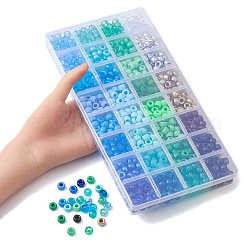 960Pcs 32 Style Transparent & Opaque Plastic Beads&nbsp;KY-YW0001-43