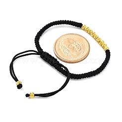 Polyester Cord Braided Bead Bracelets for Women&nbsp;BJEW-L698-01G-10