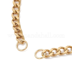 3MM 304 Stainless Steel Curb Chain Bracelet Making&nbsp;AJEW-JB01464-02