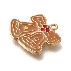 Christmas Theme Alloy Enamel Pendants&nbsp;ENAM-Q509-01KCG-12