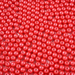 Opaque Baking Paint Glass Beads&nbsp;DGLA-T004-02K