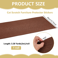 Polyester Anti Cat Scratch Furniture Protector Stickers&nbsp;AJEW-WH0609-395C