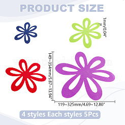 4Pcs Non-woven Felt Fabric Hot Pads&nbsp;AJEW-WH0077-227