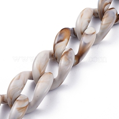 Acrylic Curb Chain Purse Bag Handle&nbsp;AJEW-BA00004-02