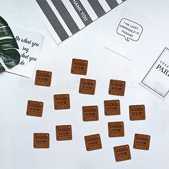 60Pcs Microfiber Label Tags&nbsp;DIY-CL0002-03