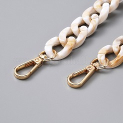 Plastic Curb Chain Bag Handles&nbsp;LS-FIND-WH0045-47C