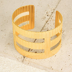 Elegant 304 Stainless Steel Cuff Bangles for Women&nbsp;RI2823-2