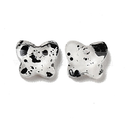 スポット模様樹脂カボション  ネイルアートの装飾の付属品  蝶  透明  5.5x6.5x2mm&nbsp;MRMJ-G015-16