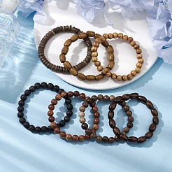 12Pcs 12 Styles Synthetic Lava Rock Stretch Bracelets Sets&nbsp;BJEW-JB10936