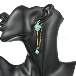 304 Stainless Steel Dangle Stud Earrings for Women&nbsp;EJEW-JE07233