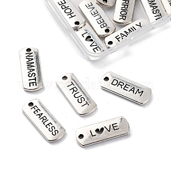 20Pcs 10 Styles Tibetan Style Alloy Pendants&nbsp;TIBE-FP0001-14