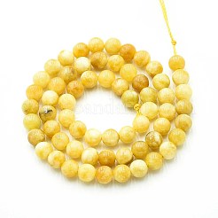 Natural Quartz Beads Strands&nbsp;G-N355-6mm-40