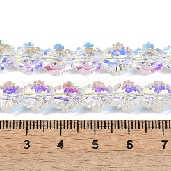 Electroplate Glass Beads Strands&nbsp;EGLA-B011-01A-AB02