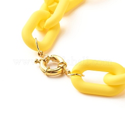 Opaque Acrylic Chain Necklaces&nbsp;NJEW-JN03728