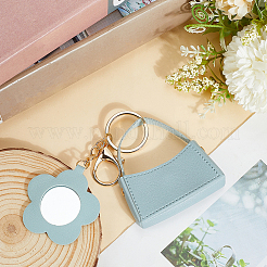 1Pc Portable Imitation Leather Bag Keychain&nbsp;AJEW-CL0001-64B