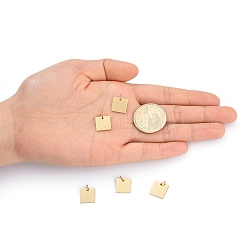 304 Stainless Steel Stamping Blank Tag Charms&nbsp;STAS-I311-28G