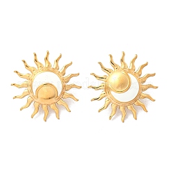 304 Stainless Steel Stud Earrings&nbsp;EJEW-D319-12G