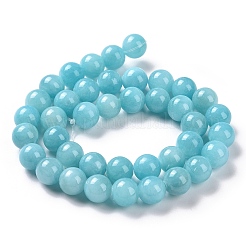Natural Mashan Jade Round Beads Strands&nbsp;X-G-D263-6mm-XS28