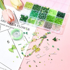 DIYイヤリングキット  ミックスカラー  12x6mm  穴：1.2mm  10pc&nbsp;DIY-FS0008-50
