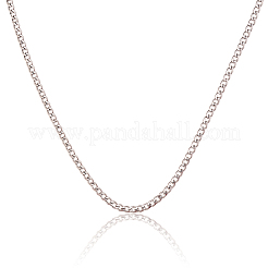 304 Stainless Steel Cuban Link Chains&nbsp;CHS-CJ0001-27P
