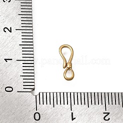304ステンレススチールフック留め具  18KGP本金メッキ  12x4x2mm  穴：3x1.5mm&nbsp;SA-CBACB61-13G