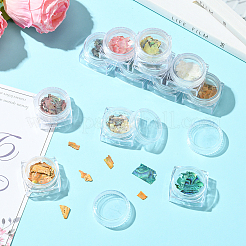 12色 シェルチップ ネイルアート デコレーション アクセサリー  ミックスカラー  5~12x7~23x0.1~0.3mm&nbsp;DIY-WH20002-669