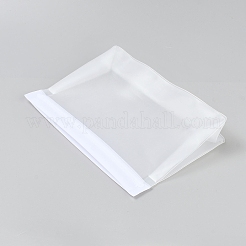 ペバプラスチック製の再封可能な袋  長方形  ホワイト  14.6x20.6x6cm&nbsp;ABAG-WH20010-14B-02
