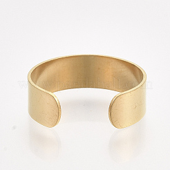 304 Stainless Steel Cuff Rings&nbsp;X-STAS-T045-22A-G