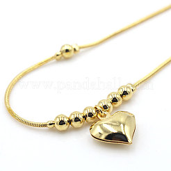 Heart Brass Charm Anklets for Women&nbsp;FS-WG07704-01