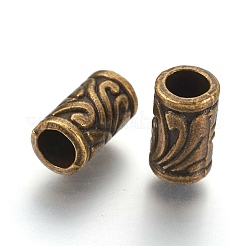ヨーロッパの合金ビーズ  カドミウムフリー＆ニッケルフリー＆鉛フリー  アンティークブロンズ  11.5x7mm  穴：4.5mm&nbsp;MLF0276Y-NF