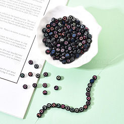 Opaque Black Acrylic Beads&nbsp;SACR-YW0001-21A