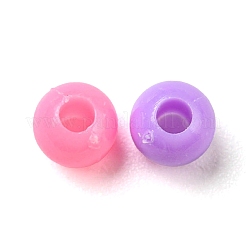 不透明なアクリルビーズ  ミックスカラー  4mm  穴：1.4mm  15000個/ 500g&nbsp;OACR-I006-03