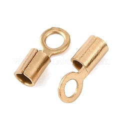 Ion Plating(IP) 304 Stainless Steel Fold Over Crimp Cord Ends&nbsp;STAS-P434-05C-G