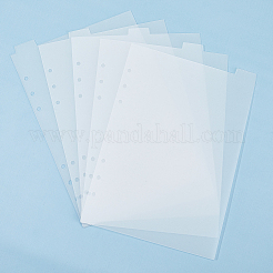 A5 Frosted Plastic Discbound Notebook Index Divider Sheets&nbsp;KY-WH0046-90A