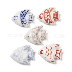 Handmade Porcelain Ceramic Beads&nbsp;PORC-Z003-04B