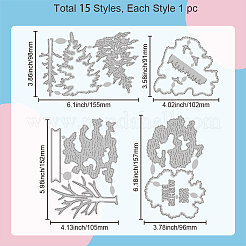Carbon Steel Cutting Dies Stencils&nbsp;DIY-WH0309-1750