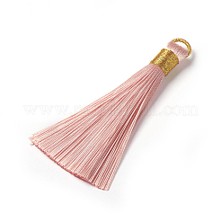 ポリエステルタッセルペンダント  ミックスカラー  80~83x7~8mm  穴：5~7mm&nbsp;FIND-I009-D01