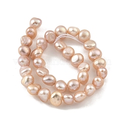 Natural Cultured Freshwater Pearl Beads Strands&nbsp;PEAR-A006-03F